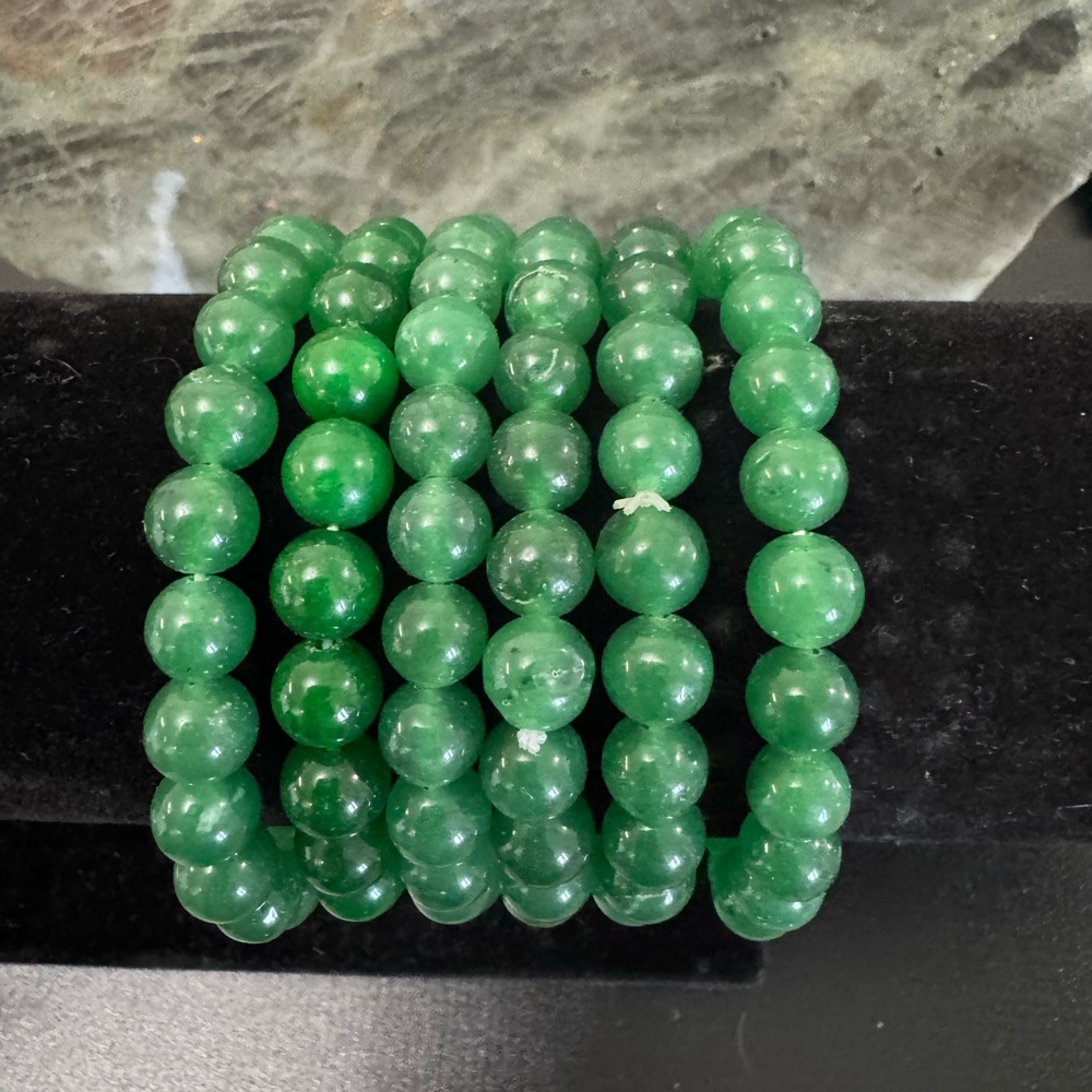 2 Jade Handmade Bracelet. New